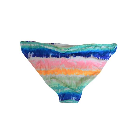 California Sunshine Ladies Multicolor Sunset Tie Dye Hipster Bikini Bottom Size - Picture 3 of 4